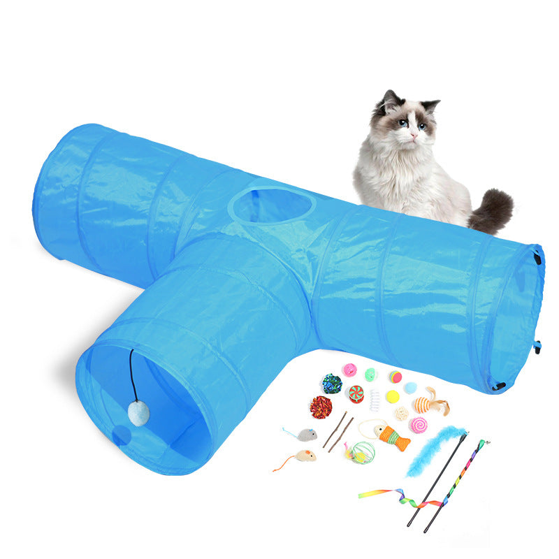 Cat Tunnel Foldable Pet Climbing Path Cat Toys