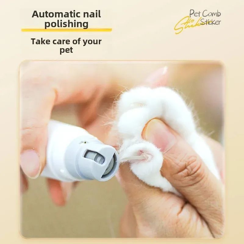 Rechargeable Two-In-One Pet Nail Trimmer & Combs