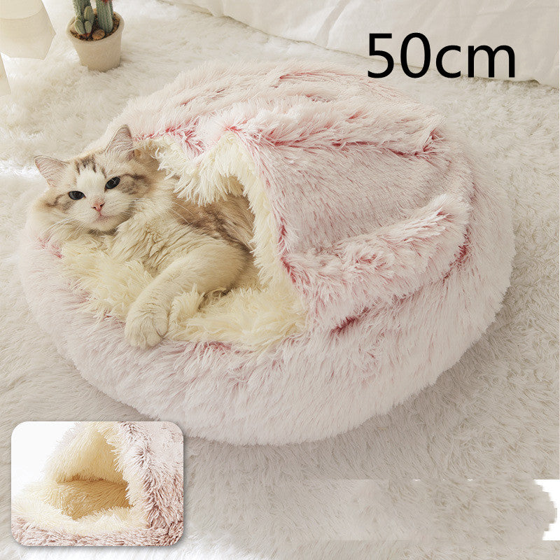 2 In 1 Dog And Cat Pet Winter Bed