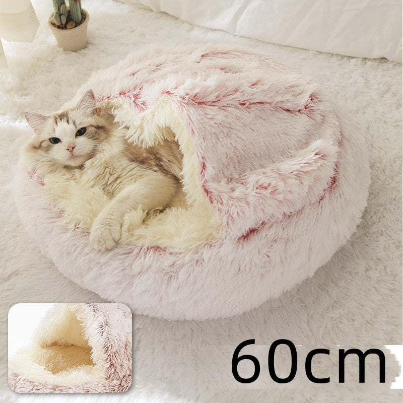 2 In 1 Dog And Cat Pet Winter Bed