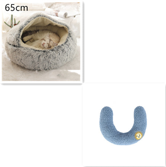 2 In 1 Dog And Cat Pet Winter Bed