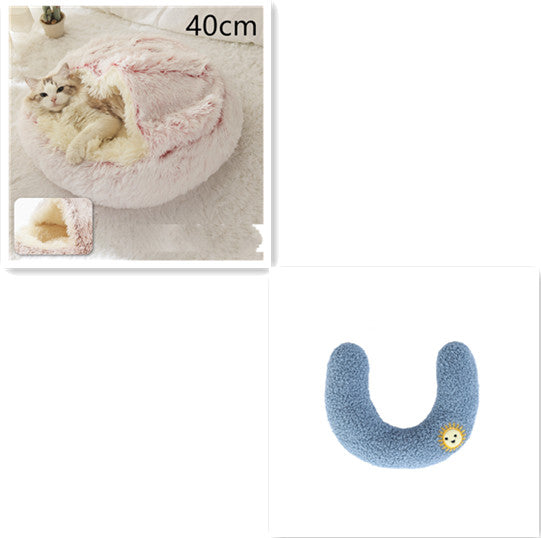 2 In 1 Dog And Cat Pet Winter Bed