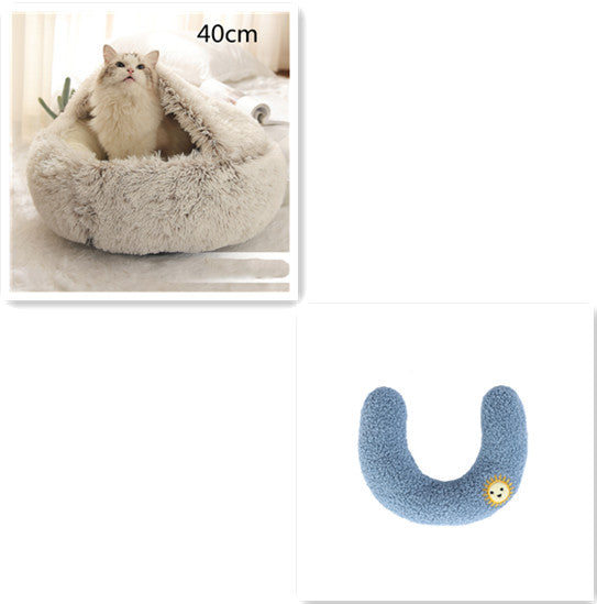 2 In 1 Dog And Cat Pet Winter Bed