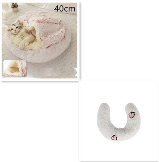 2 In 1 Dog And Cat Pet Winter Bed