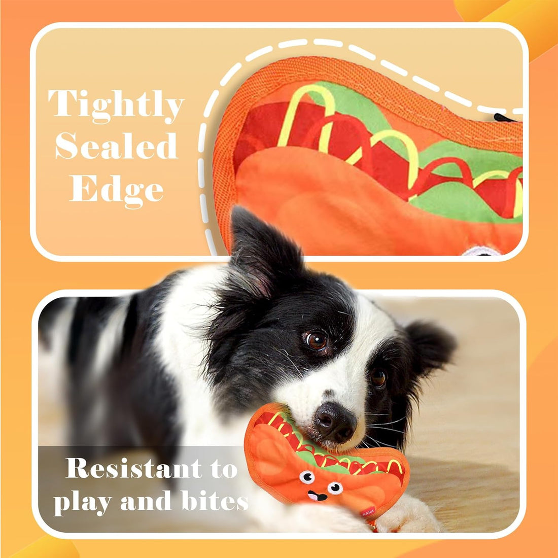 Crinkle Dog Squeaky Dog Toys