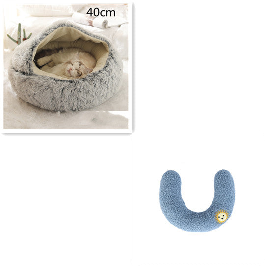 2 In 1 Dog And Cat Pet Winter Bed