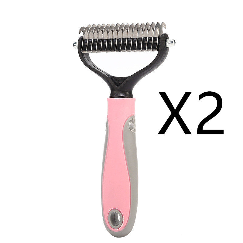 Stainless Steel Double-sided Pet Brush