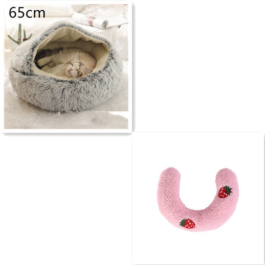2 In 1 Dog And Cat Pet Winter Bed