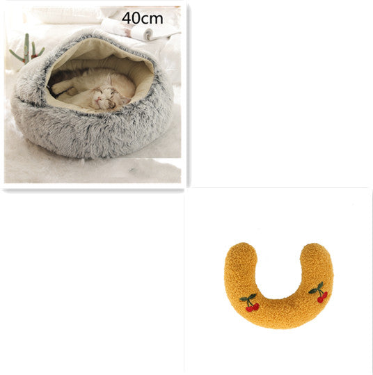 2 In 1 Dog And Cat Pet Winter Bed