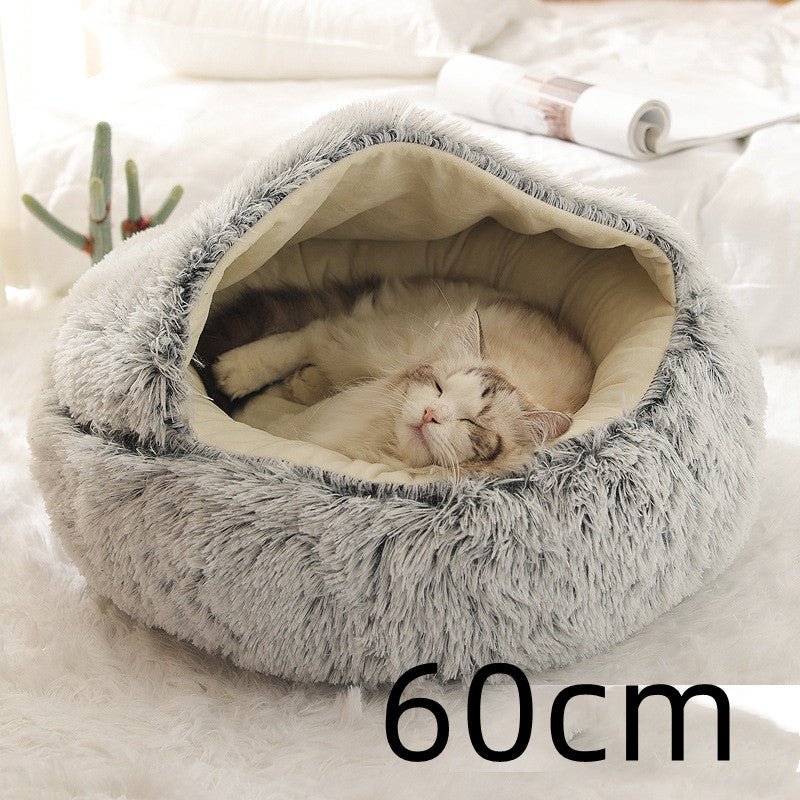 2 In 1 Dog And Cat Pet Winter Bed