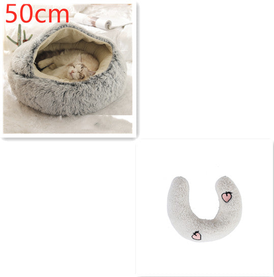 2 In 1 Dog And Cat Pet Winter Bed