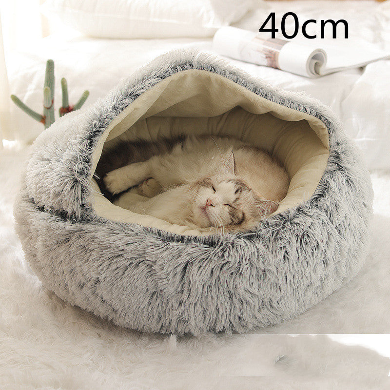2 In 1 Dog And Cat Pet Winter Bed