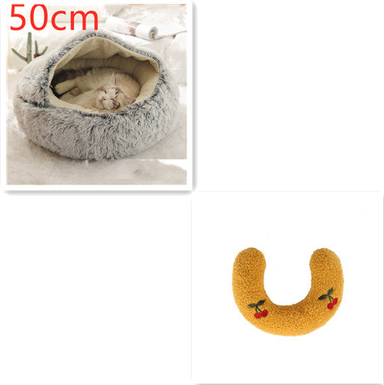 2 In 1 Dog And Cat Pet Winter Bed