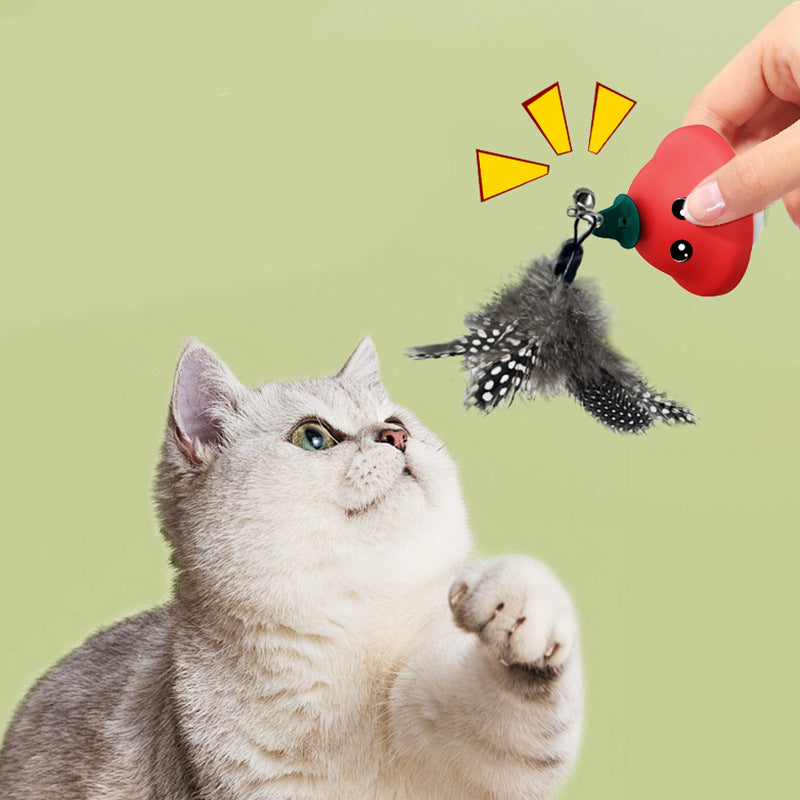 Cat Wand Suction Cup Movement Playing Toy