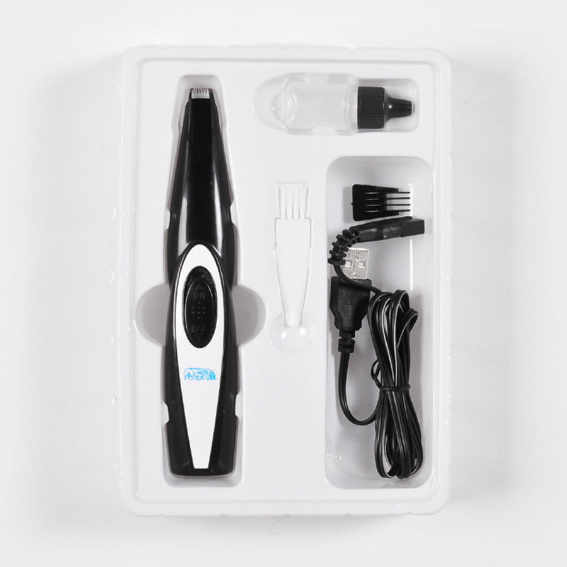 Pet Nail Hair Trimmer USB Rechargeable Clipper