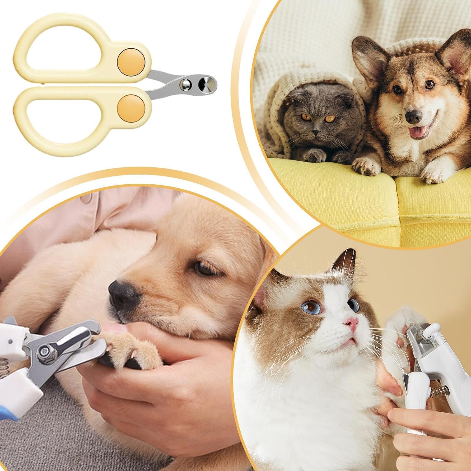 Portable Cat Clippers Paw Trimmer