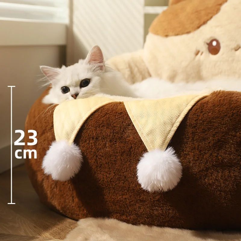 Winter Warm Deep Sleep Cushion Soft Pet Bed