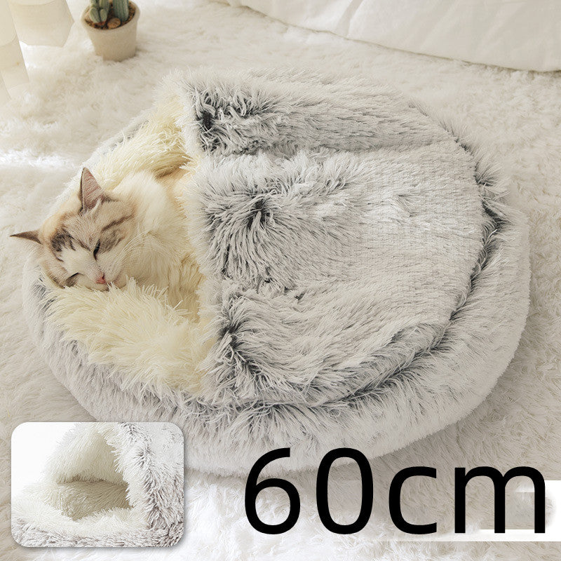 2 In 1 Dog And Cat Pet Winter Bed