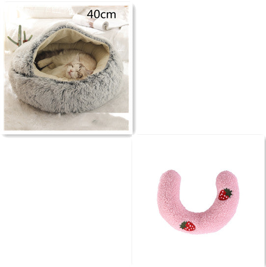 2 In 1 Dog And Cat Pet Winter Bed