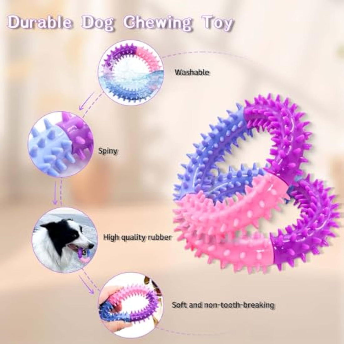 Dog Chew Rubber Puppy Teething Toys