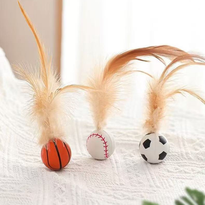Feather Bouncy Balls Toy