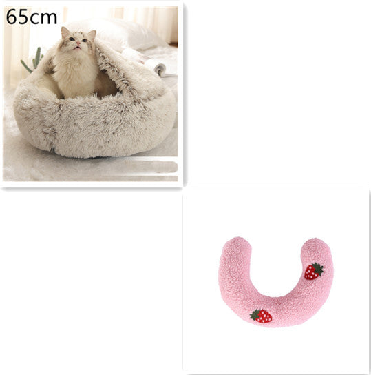2 In 1 Dog And Cat Pet Winter Bed