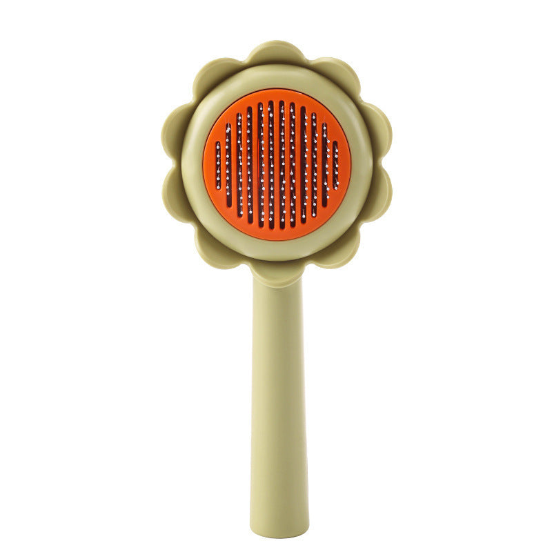 Stainless Steel Self Cleaning Grooming Brush