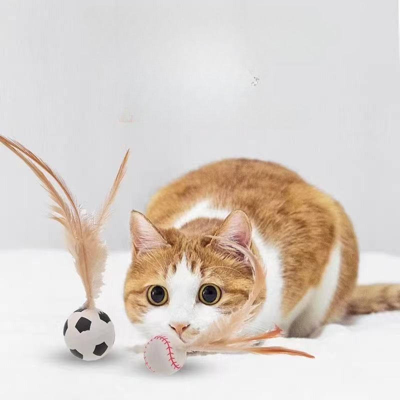 Feather Bouncy Balls Toy
