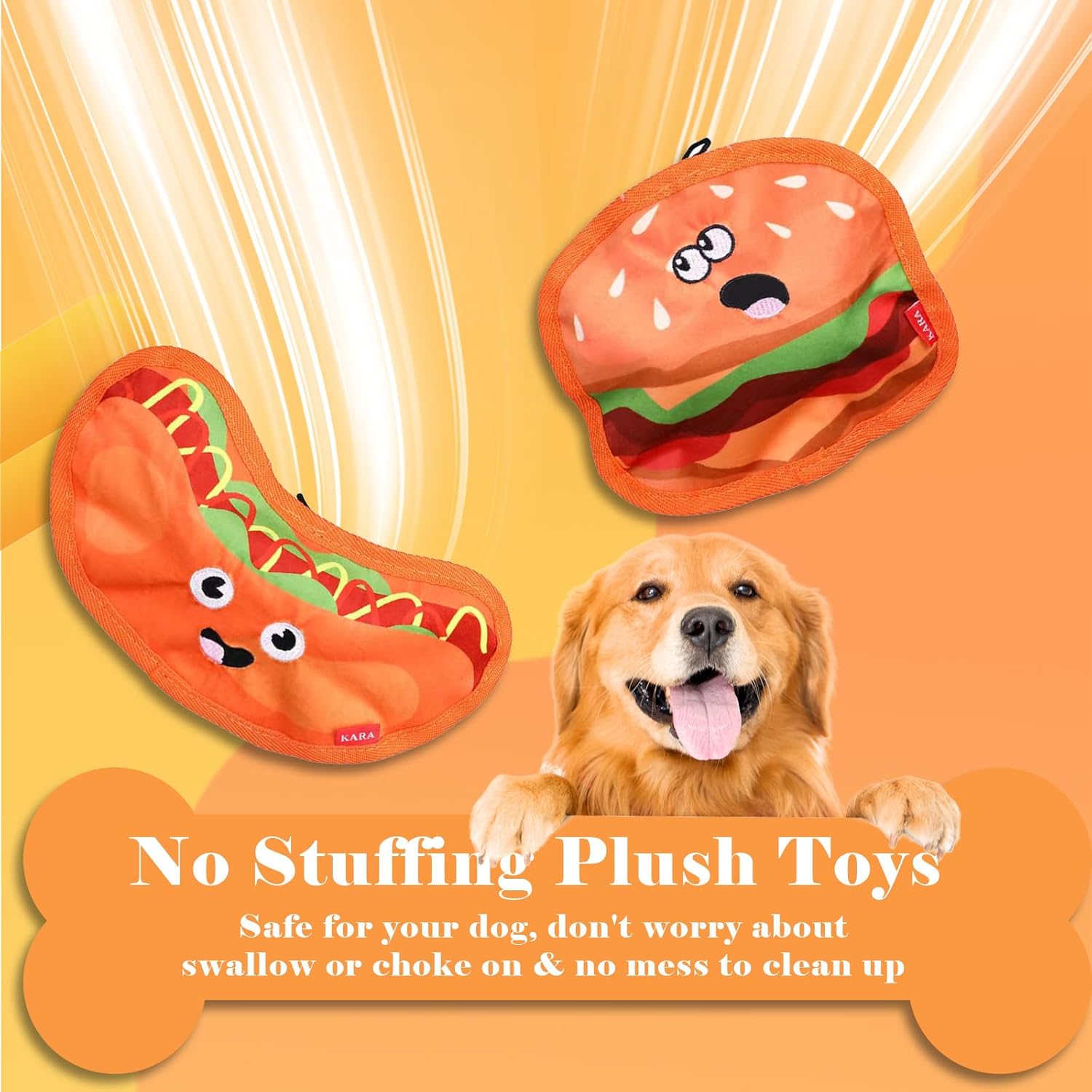 Crinkle Dog Squeaky Dog Toys