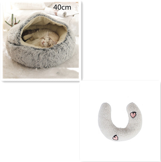 2 In 1 Dog And Cat Pet Winter Bed