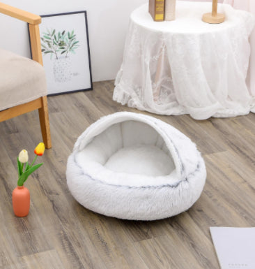 2 In 1 Dog And Cat Pet Winter Bed