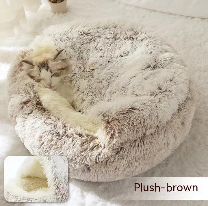 2 In 1 Dog And Cat Pet Winter Bed