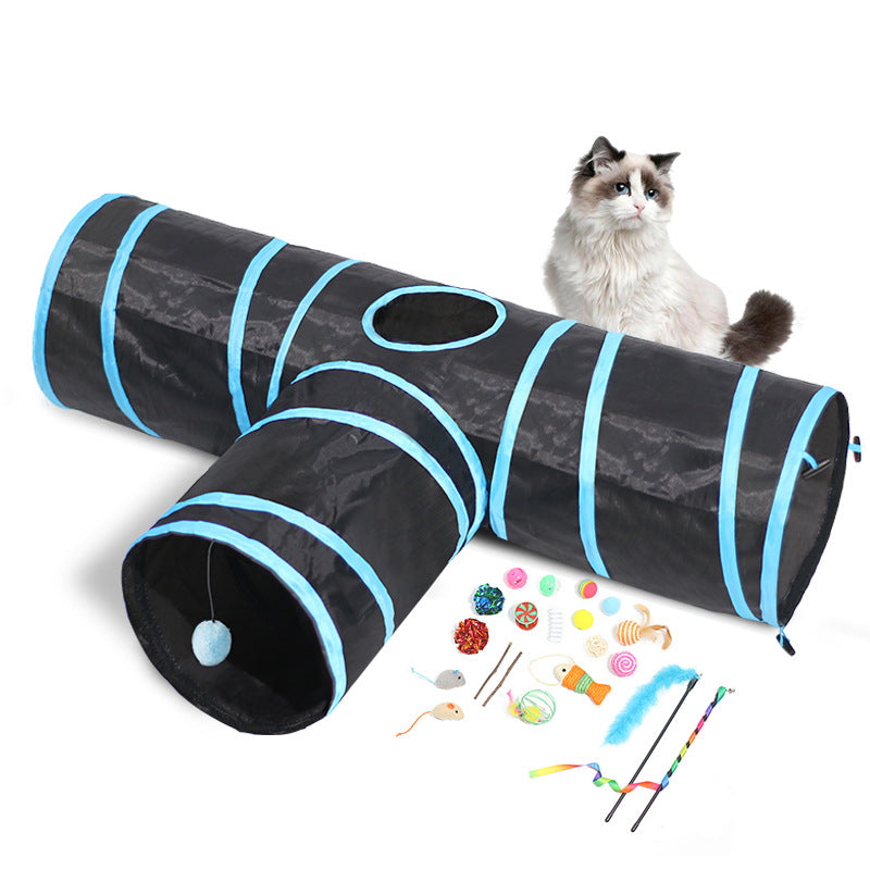Cat Tunnel Foldable Pet Climbing Path Cat Toys