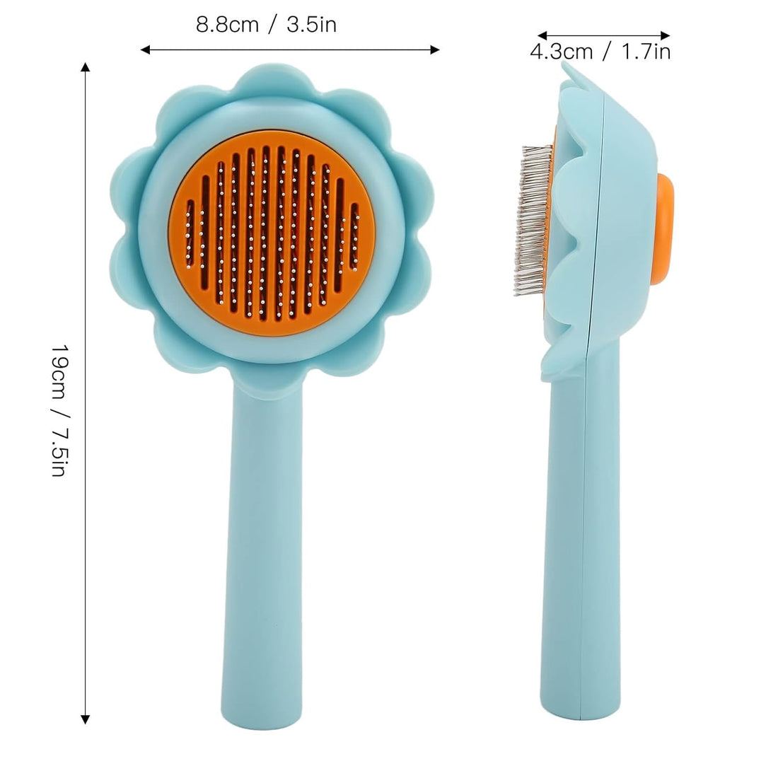 Stainless Steel Self Cleaning Grooming Brush