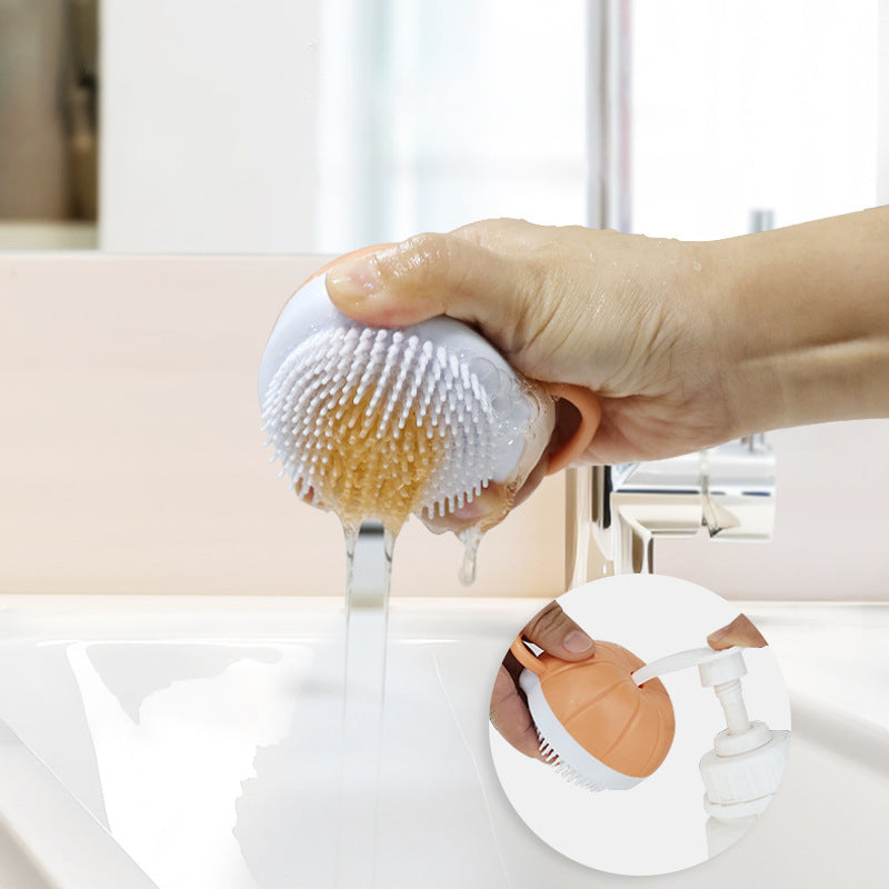 Dog Scrubber For Bath Silicone Comb
