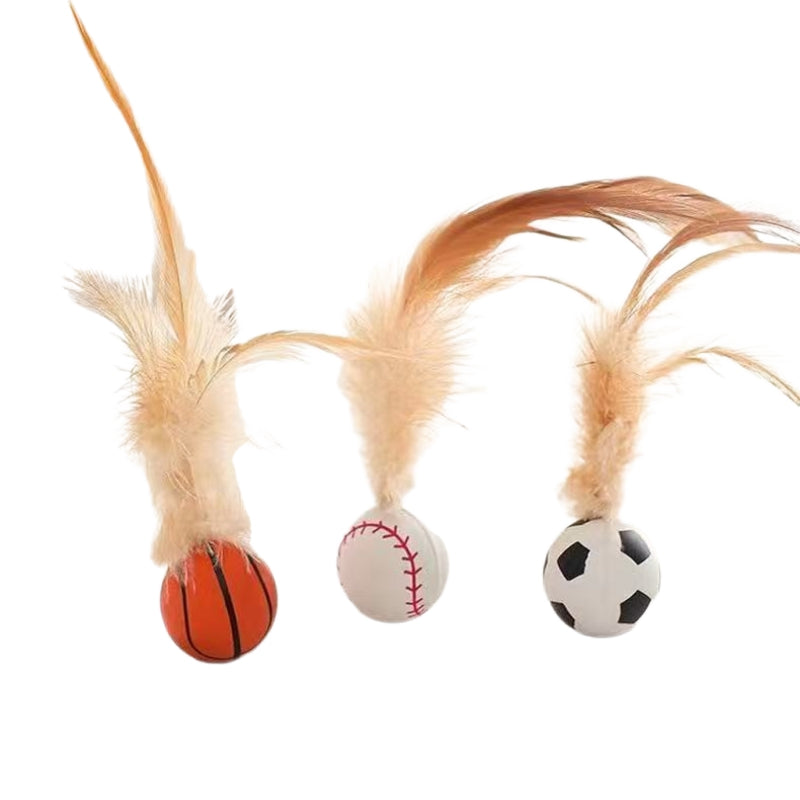 Feather Bouncy Balls Toy