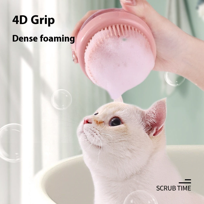 Pet Silicone Bath Brush
