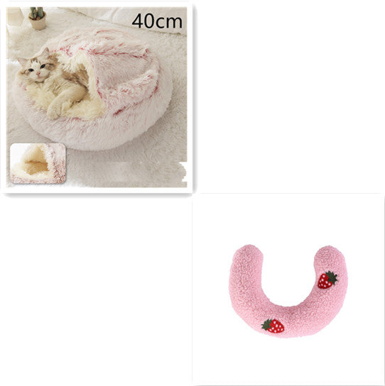 2 In 1 Dog And Cat Pet Winter Bed